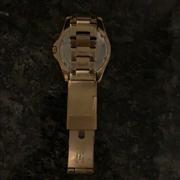 Gold Fossil Watch - With Diamonds - Picture 3 of 4
